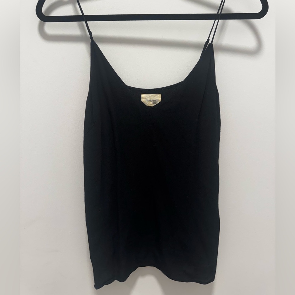 Aritzia Wilfred Free Black Cami